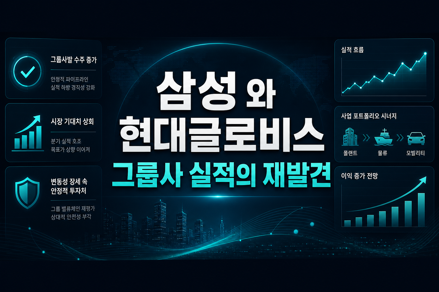 삼성E&A와 현대글로비스, 그룹사 실적의 재발견