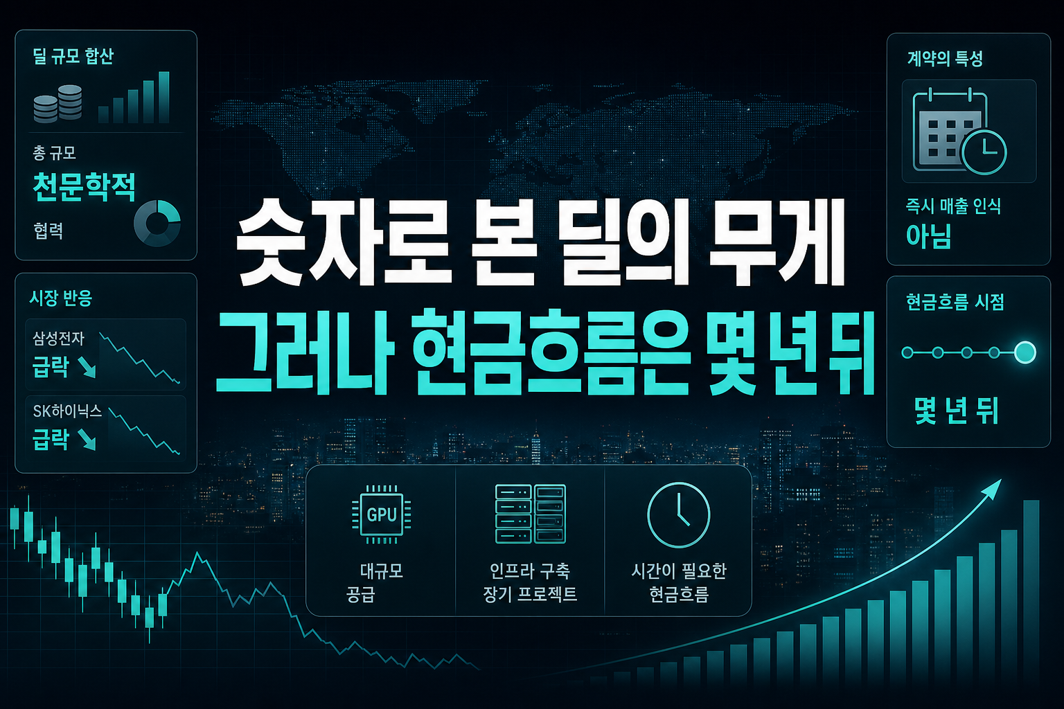 숫자로 본 딜의 무게, 그러나 현금흐름은 몇 년 뒤