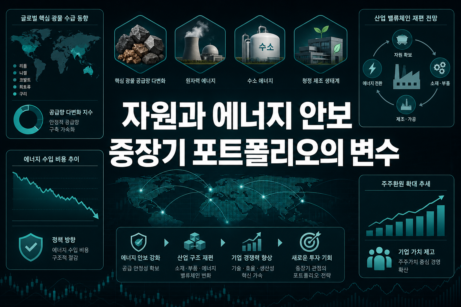 자원과 에너지 안보, 중장기 포트폴리오의 변수