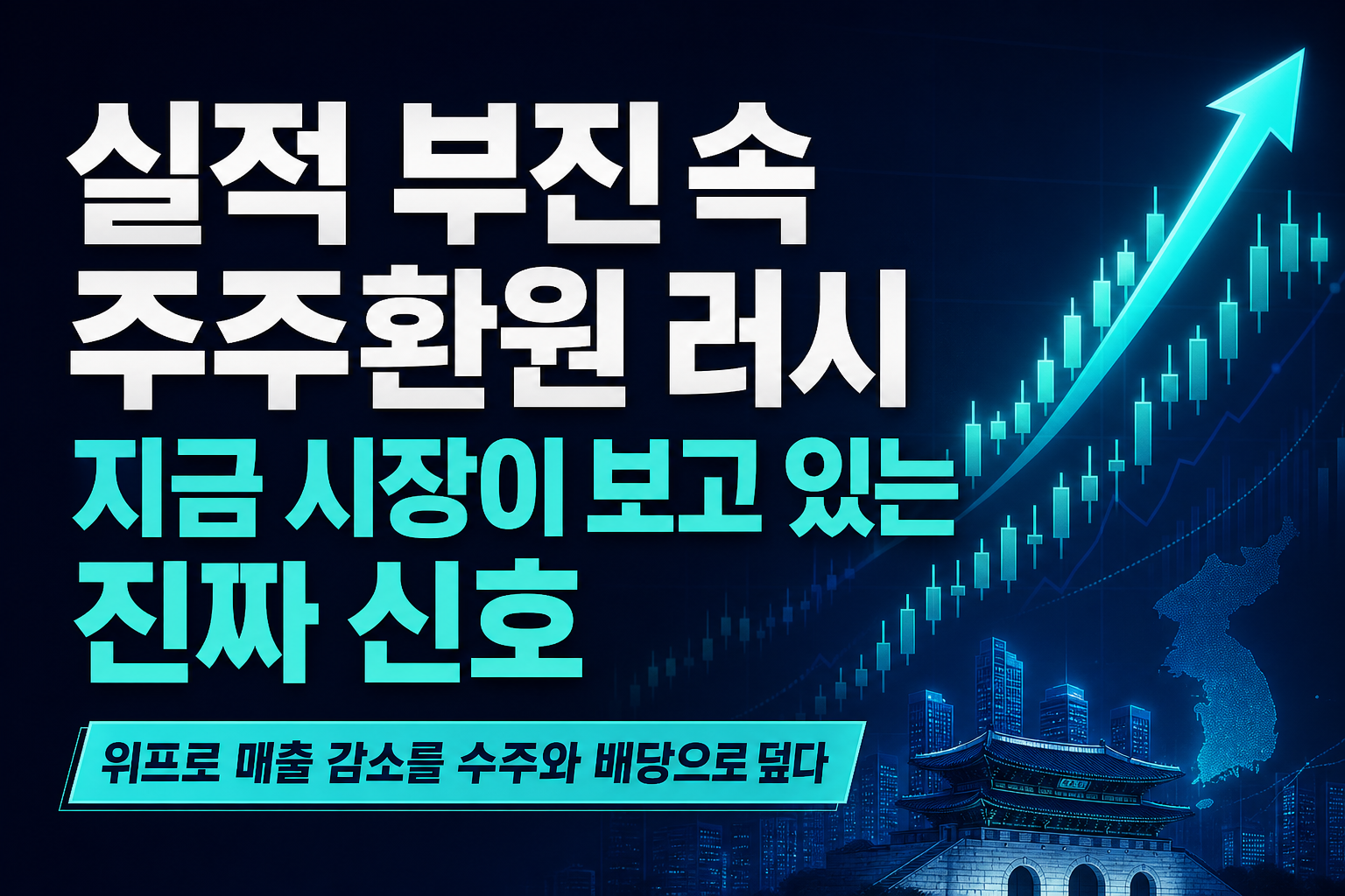 실적 부진 속 주주환원 러시, 지금 시장이 보고 있는 진짜 신호