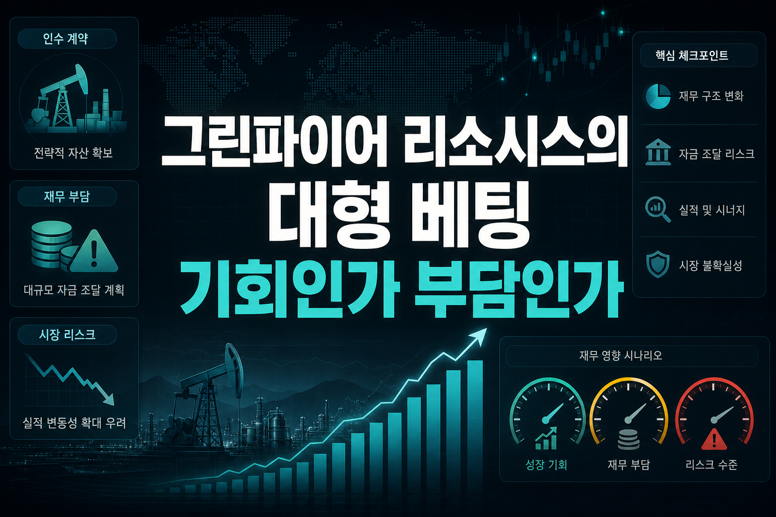 그린파이어 리소시스의 대형 베팅, 기회인가 부담인가