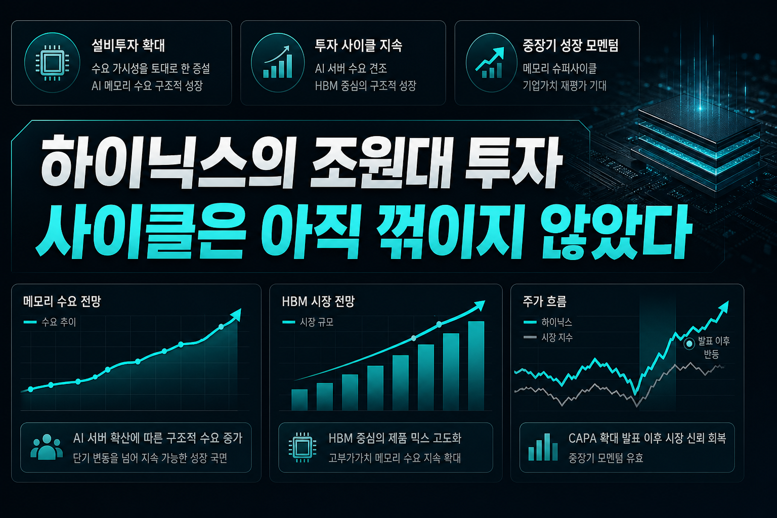 SK하이닉스의 40조원대 투자, AI 사이클은 아직 꺾이지 않았다