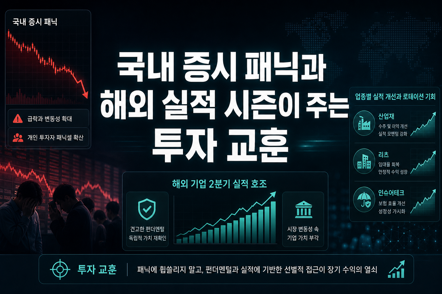 국내 증시 패닉과 해외 실적 시즌이 주는 투자 교훈