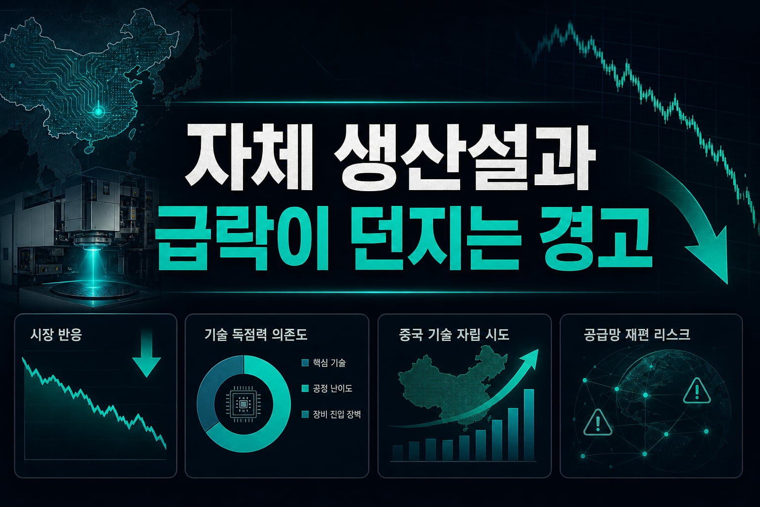 中 DUV 자체 생산설과 ASML 급락이 던지는 경고