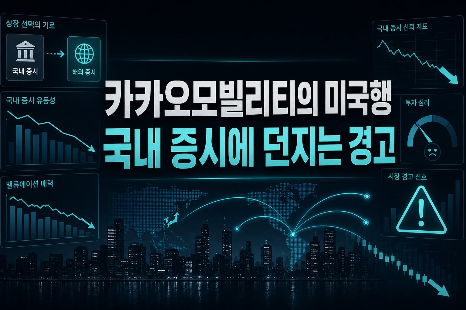 카카오모빌리티의 미국행, 국내 증시에 던지는 경고