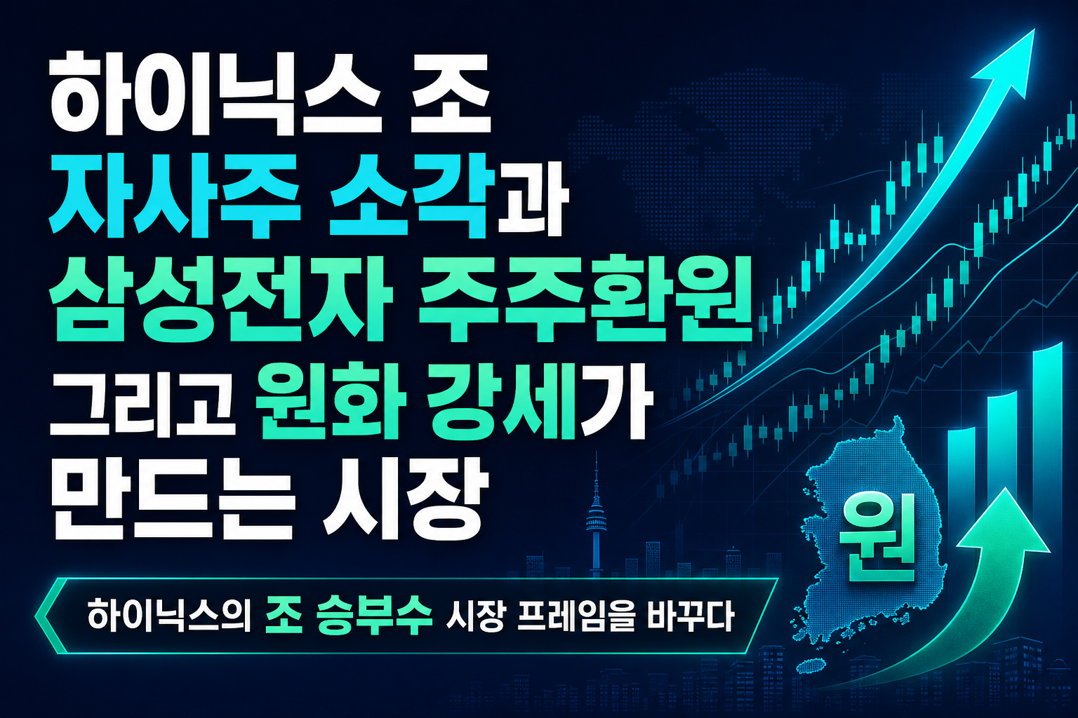 SK하이닉스 40조 자사주 소각과 삼성전자 주주환원, 그리고 원화 강세가 만드는 시장 지형도