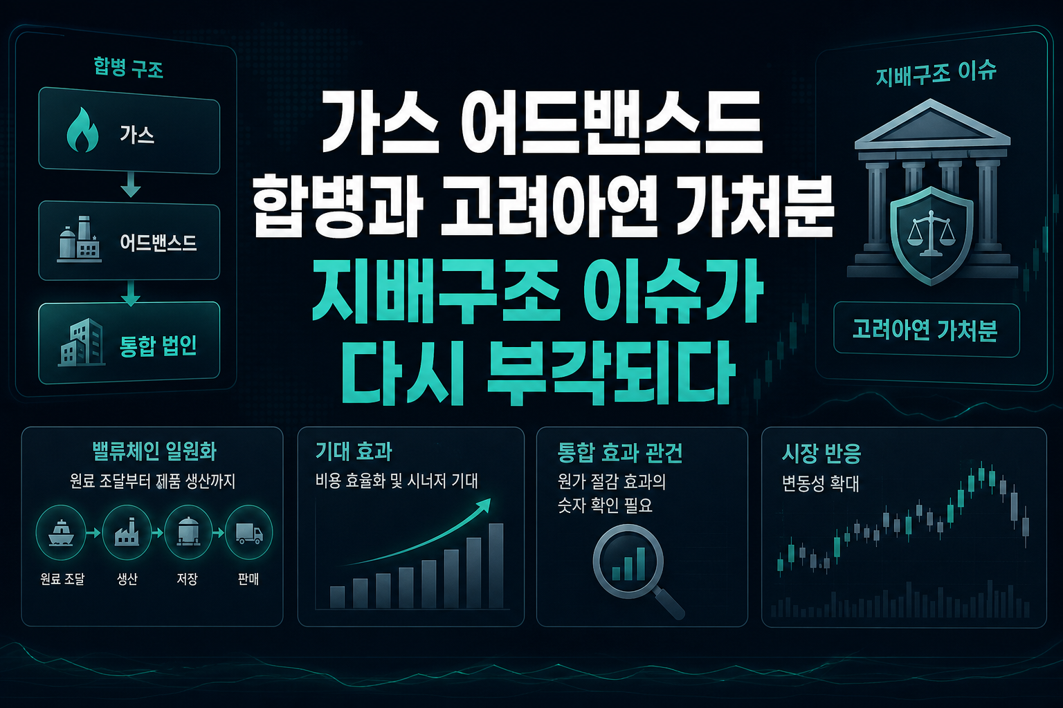 SK가스-SK어드밴스드 합병과 고려아연 가처분, 지배구조 이슈가 다시 부각되다