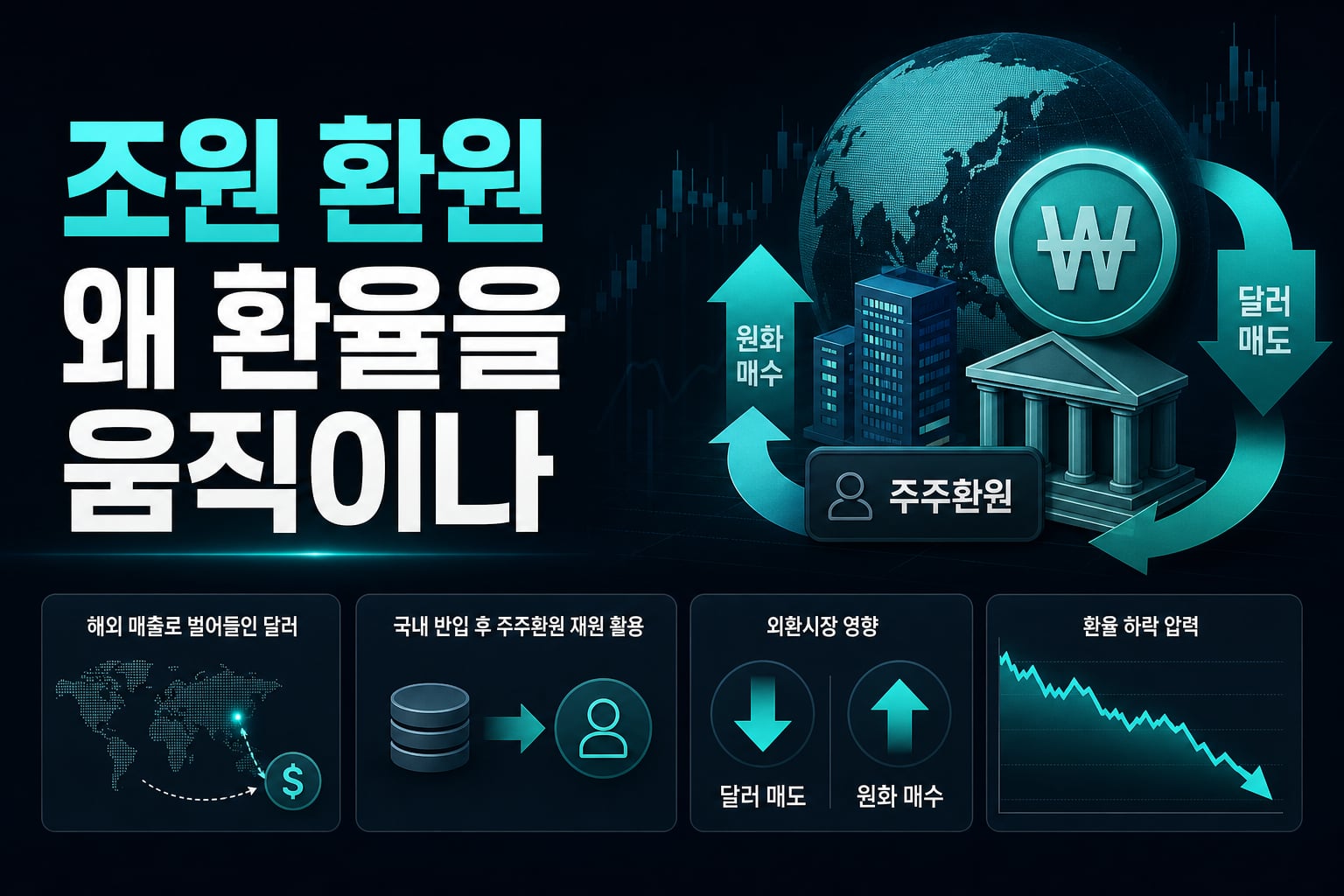 300조원 환원, 왜 환율을 움직이나
