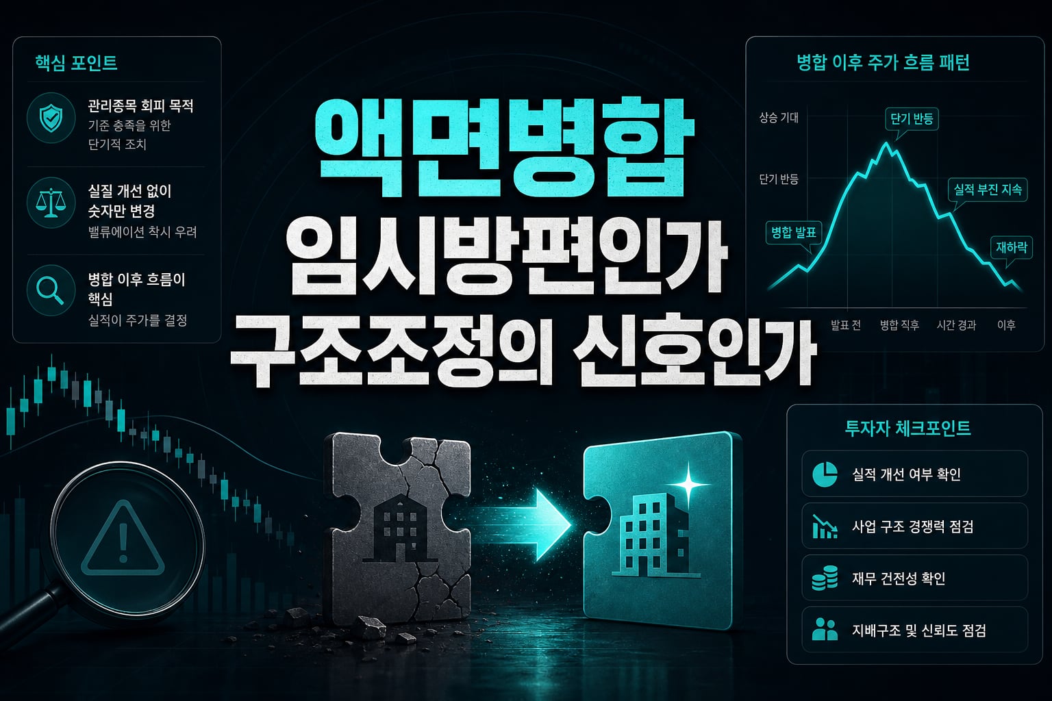 액면병합, 임시방편인가 구조조정의 신호인가