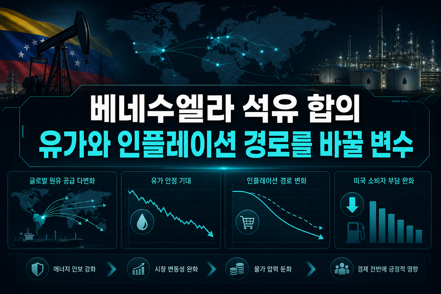 베네수엘라 석유 합의, 유가와 인플레이션 경로를 바꿀 변수