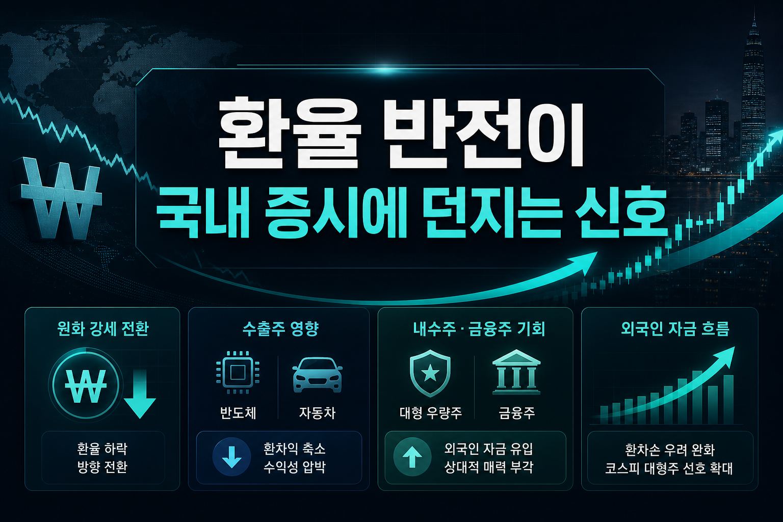 환율 반전이 국내 증시에 던지는 신호