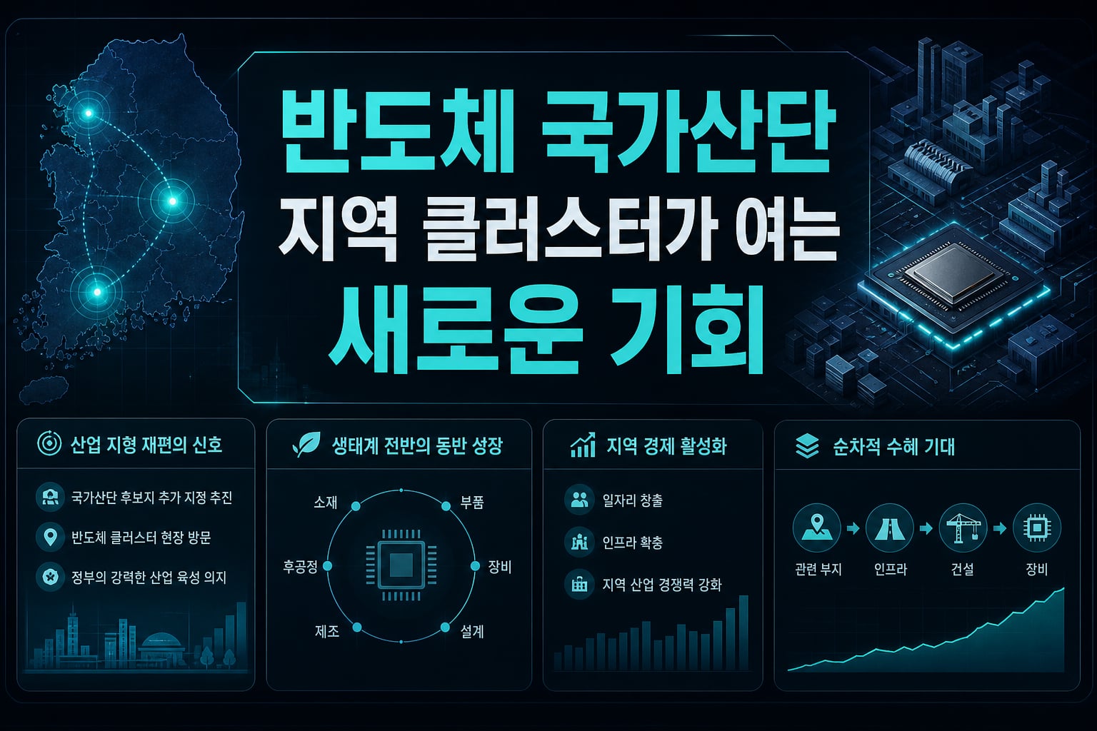 반도체 국가산단, 지역 클러스터가 여는 새로운 기회