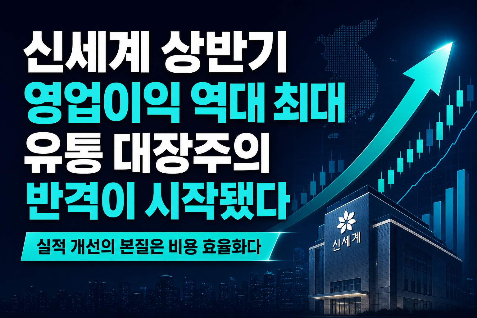 신세계 상반기 영업이익 역대 최대, 유통 대장주의 반격이 시작됐다