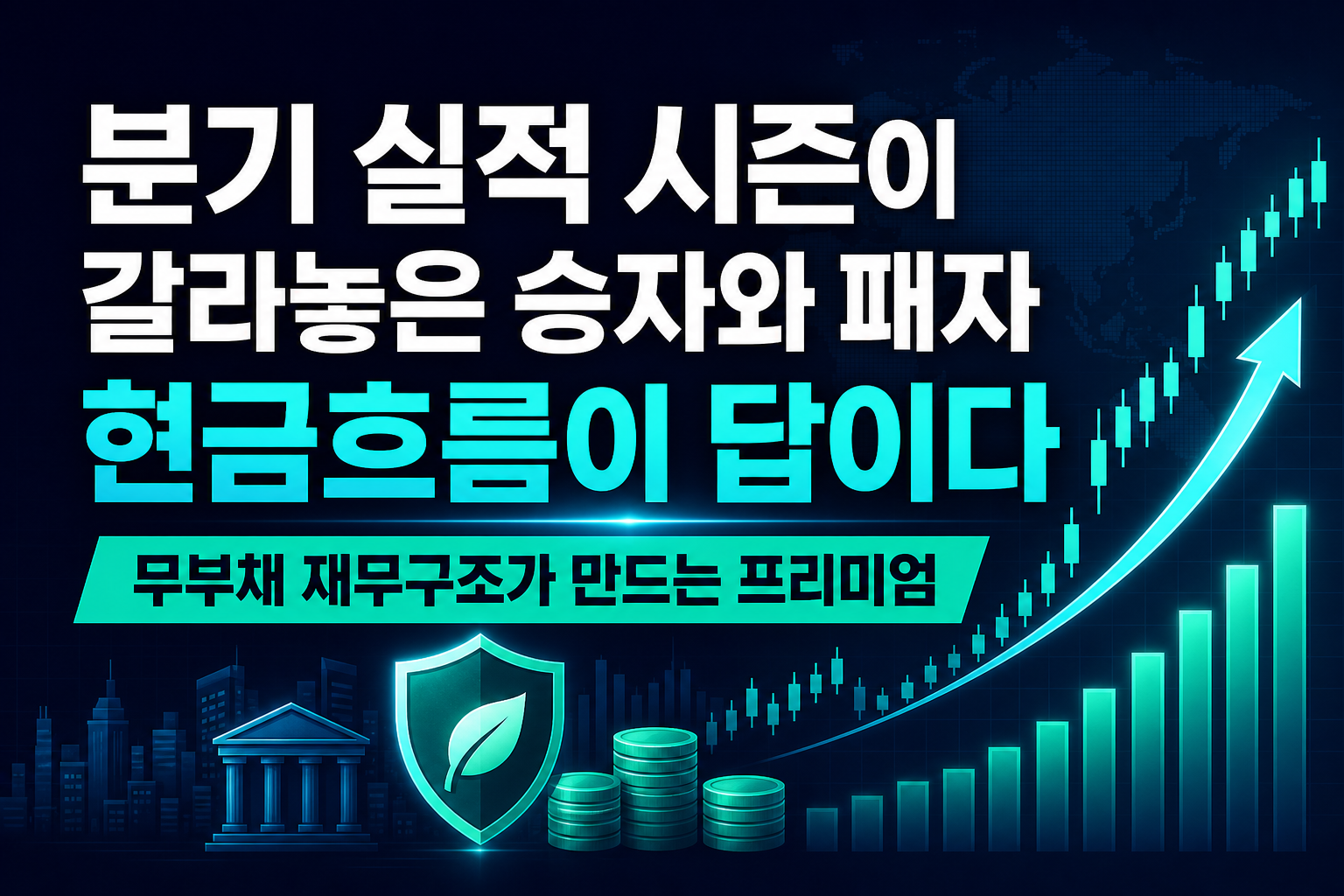 2분기 실적 시즌이 갈라놓은 승자와 패자, 현금흐름이 답이다