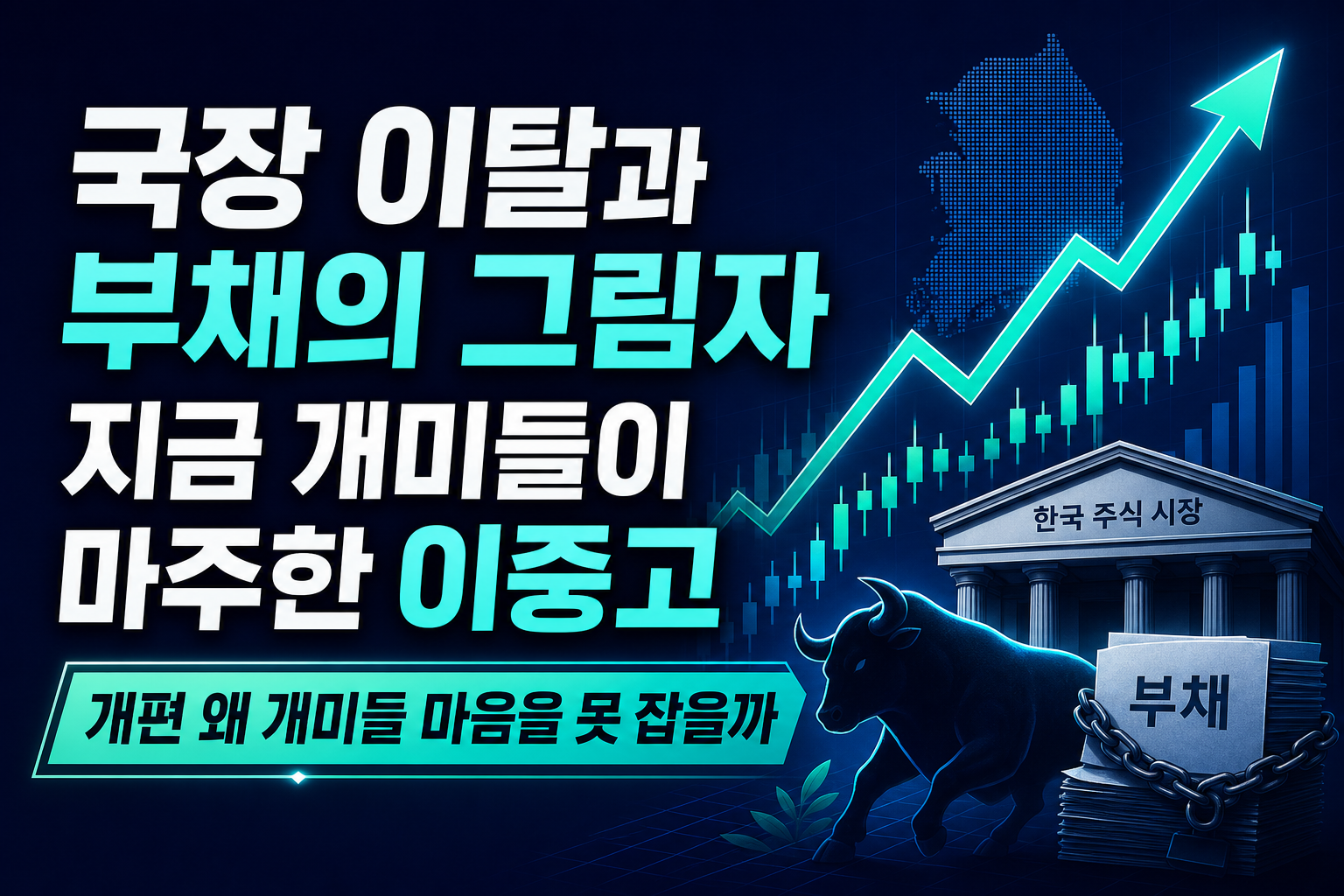 국장 이탈과 부채의 그림자, 지금 개미들이 마주한 이중고