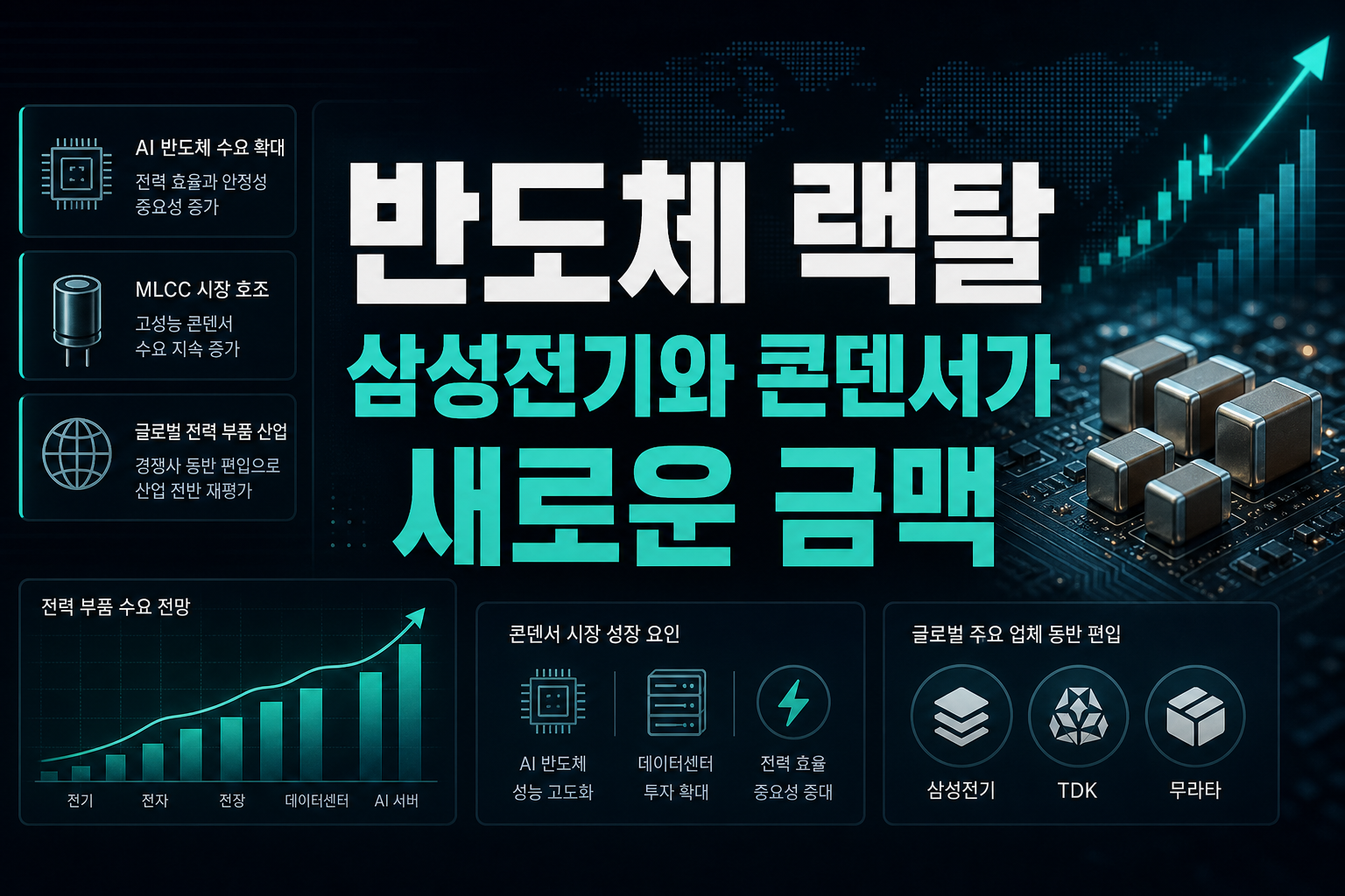 AI 반도체 랙탈, 삼성전기와 콘덴서가 새로운 금맥