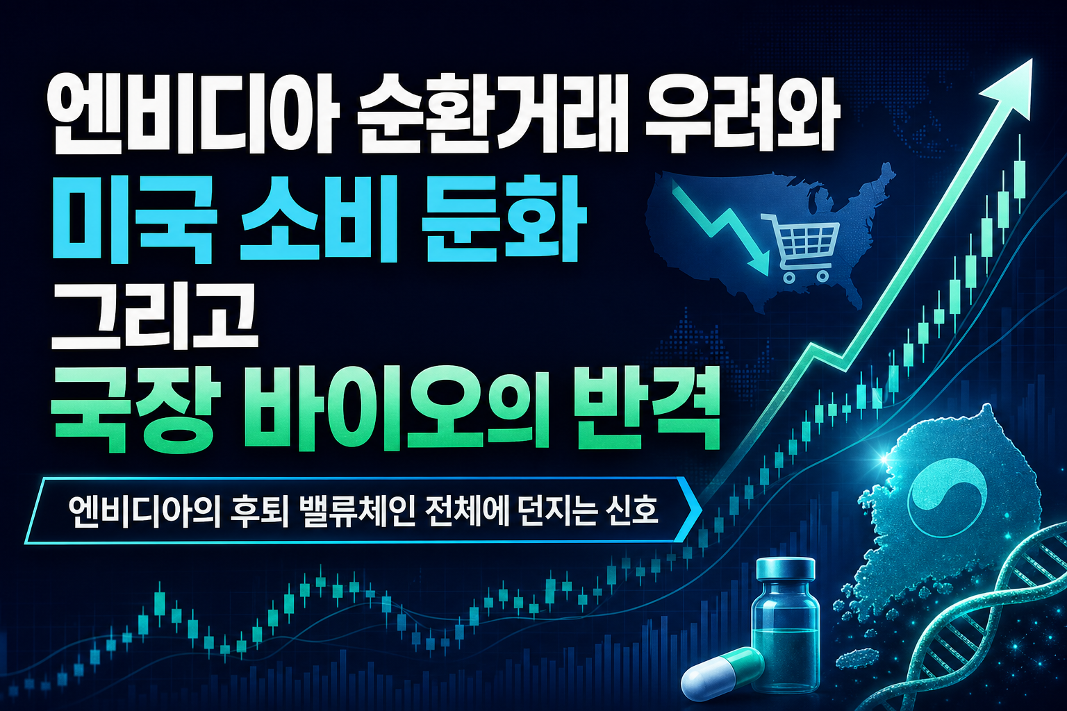 엔비디아 순환거래 우려와 미국 소비 둔화, 그리고 국장 바이오의 반격