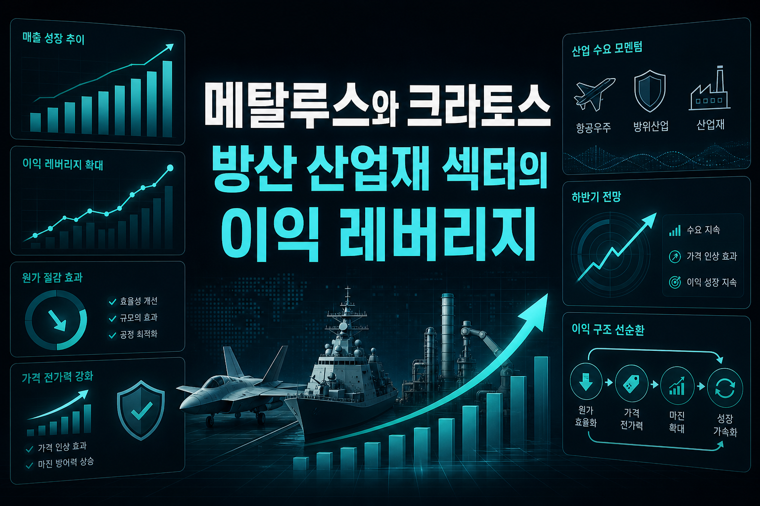 메탈루스와 크라토스, 방산·산업재 섹터의 이익 레버리지