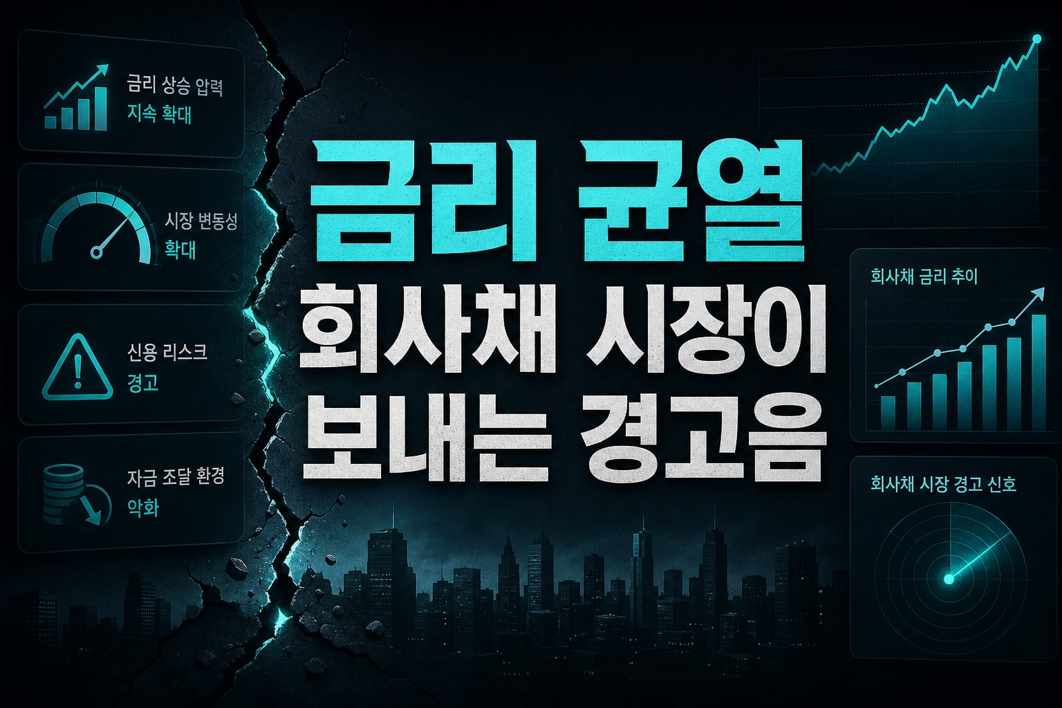 금리發 균열, 회사채 시장이 보내는 경고음
