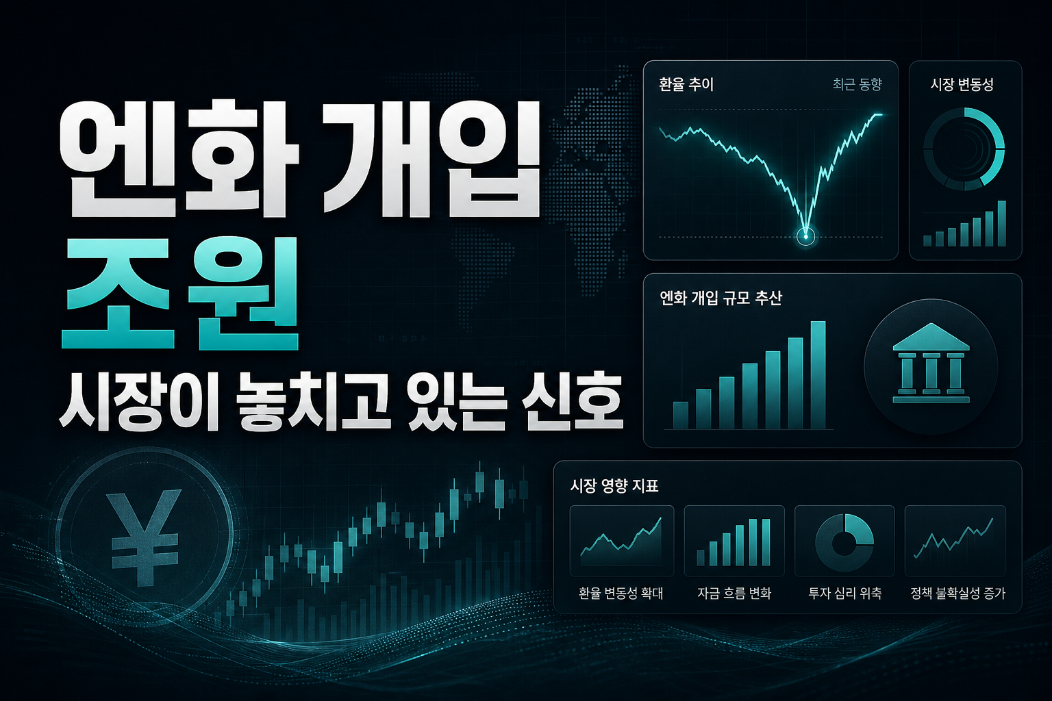 엔화 개입 60조원, 시장이 놓치고 있는 신호