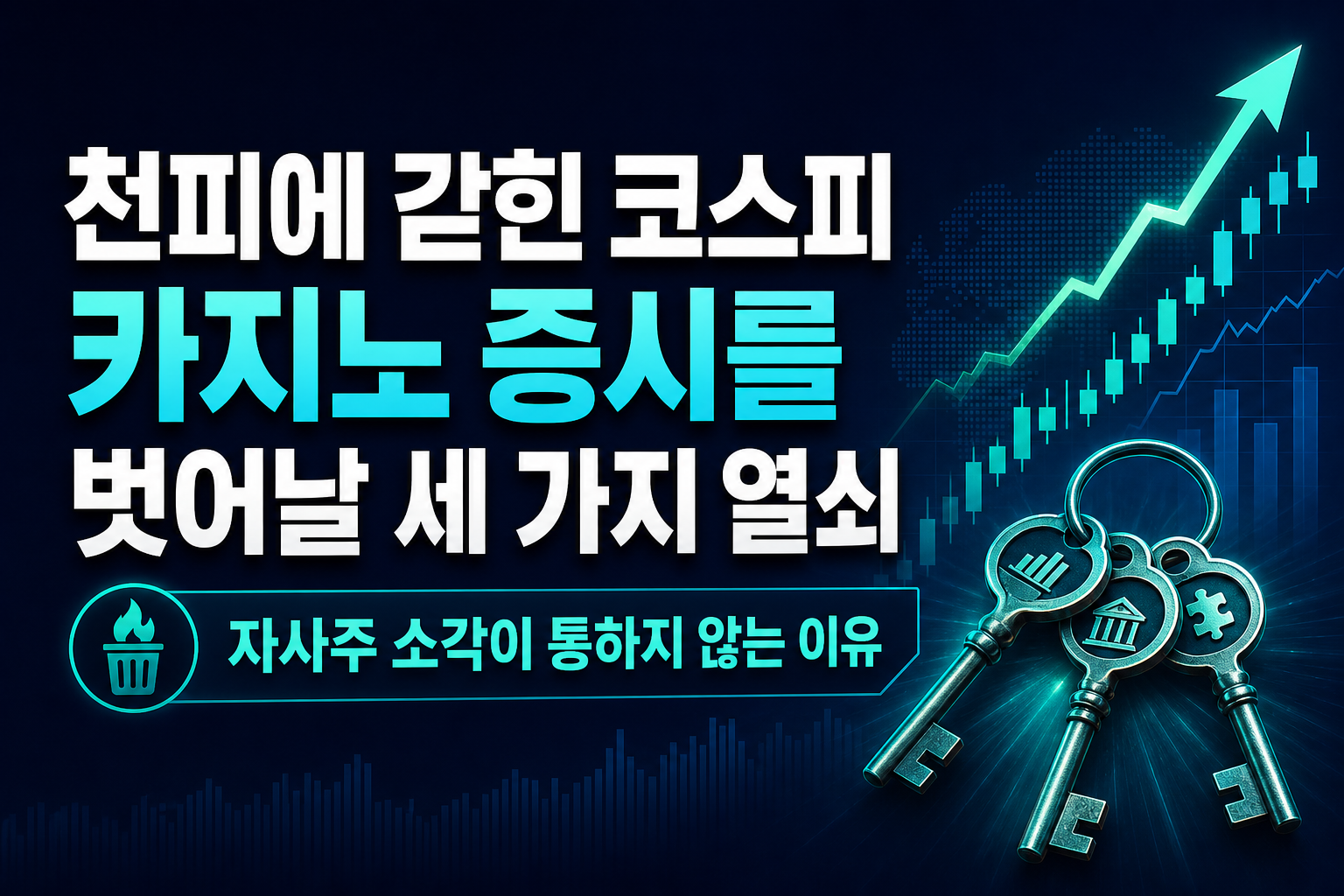6천피에 갇힌 코스피, 카지노 증시를 벗어날 세 가지 열쇠