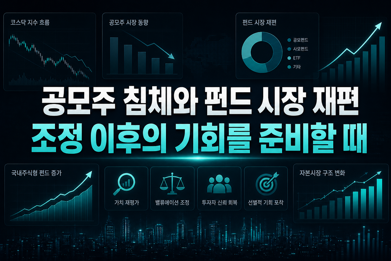 공모주 침체와 펀드 시장 재편, 조정 이후의 기회를 준비할 때