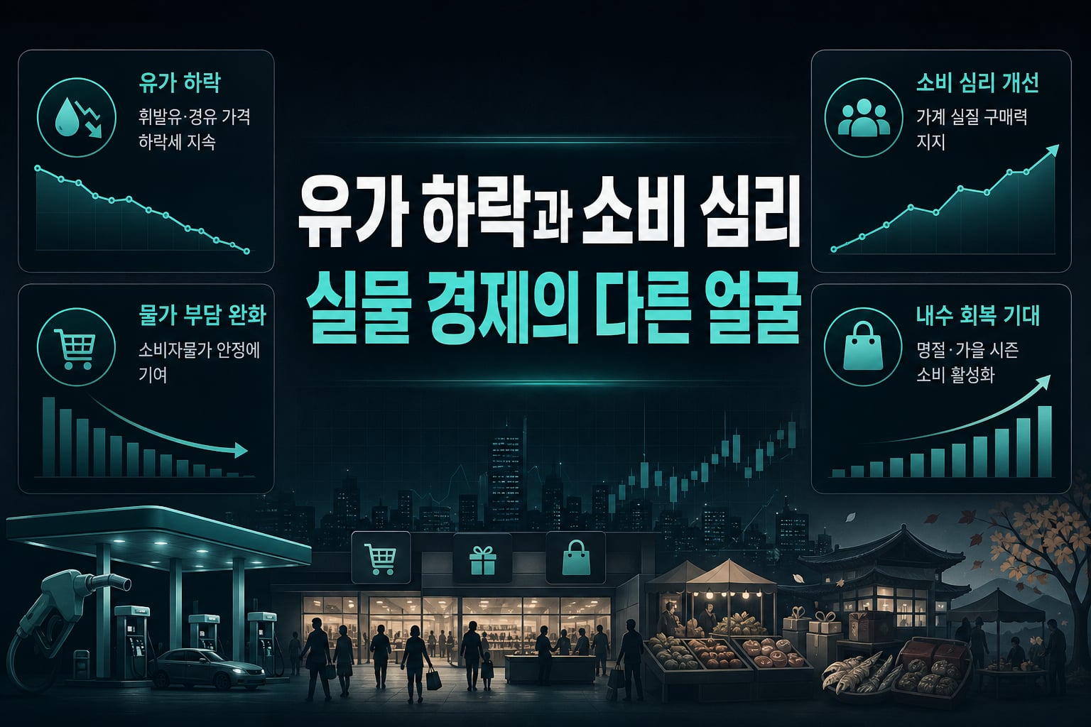 유가 하락과 소비 심리, 실물 경제의 다른 얼굴