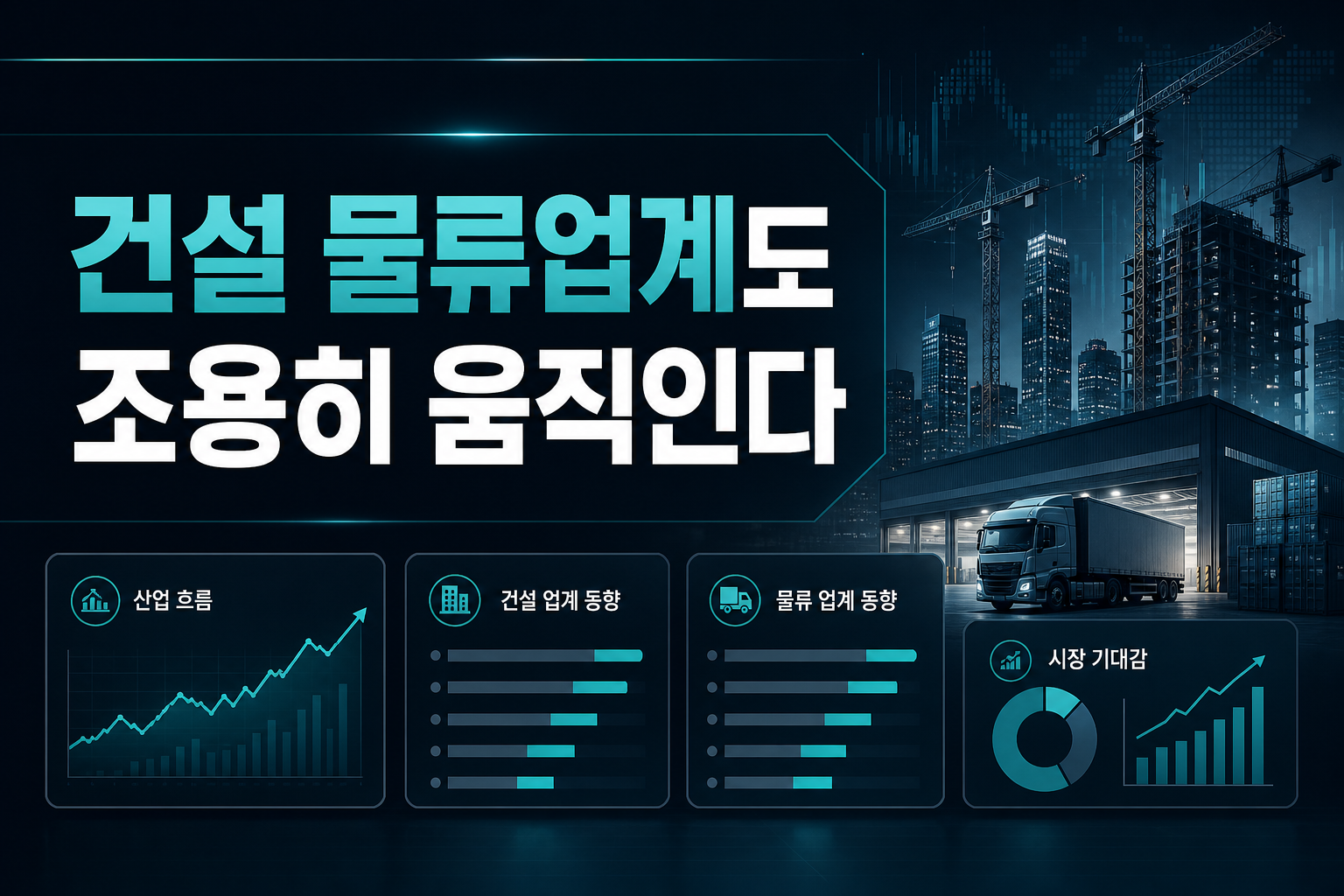 건설·물류업계도 조용히 움직인다