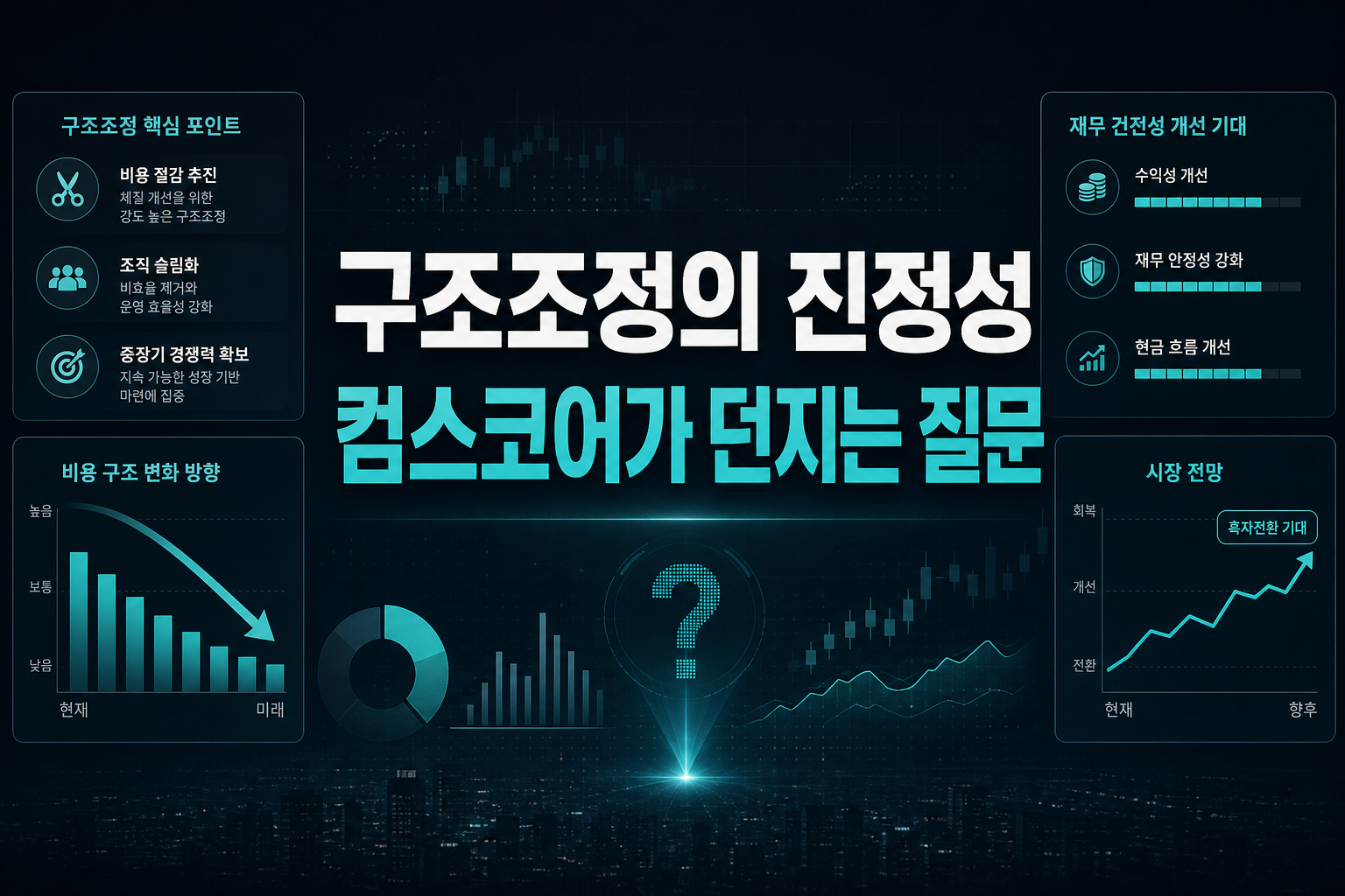 구조조정의 진정성, 컴스코어가 던지는 질문