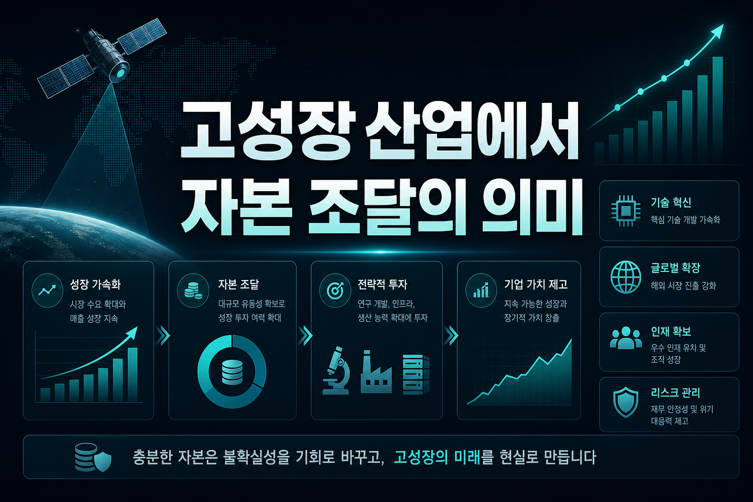 고성장 산업에서 자본 조달의 의미