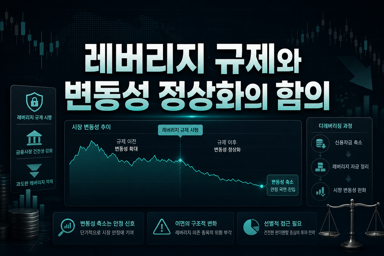 레버리지 규제와 변동성 정상화의 함의