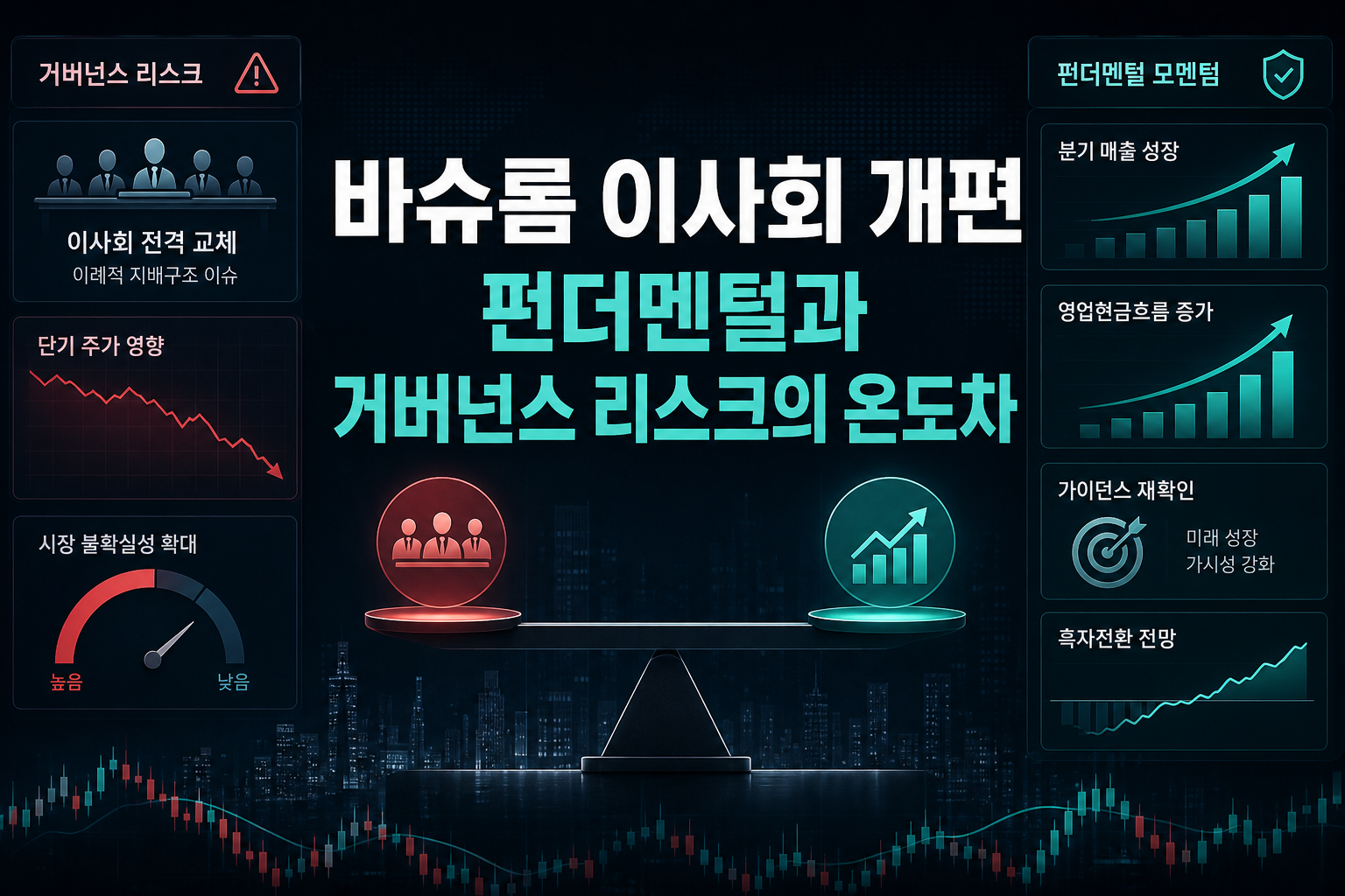 바슈롬 이사회 개편, 펀더멘털과 거버넌스 리스크의 온도차