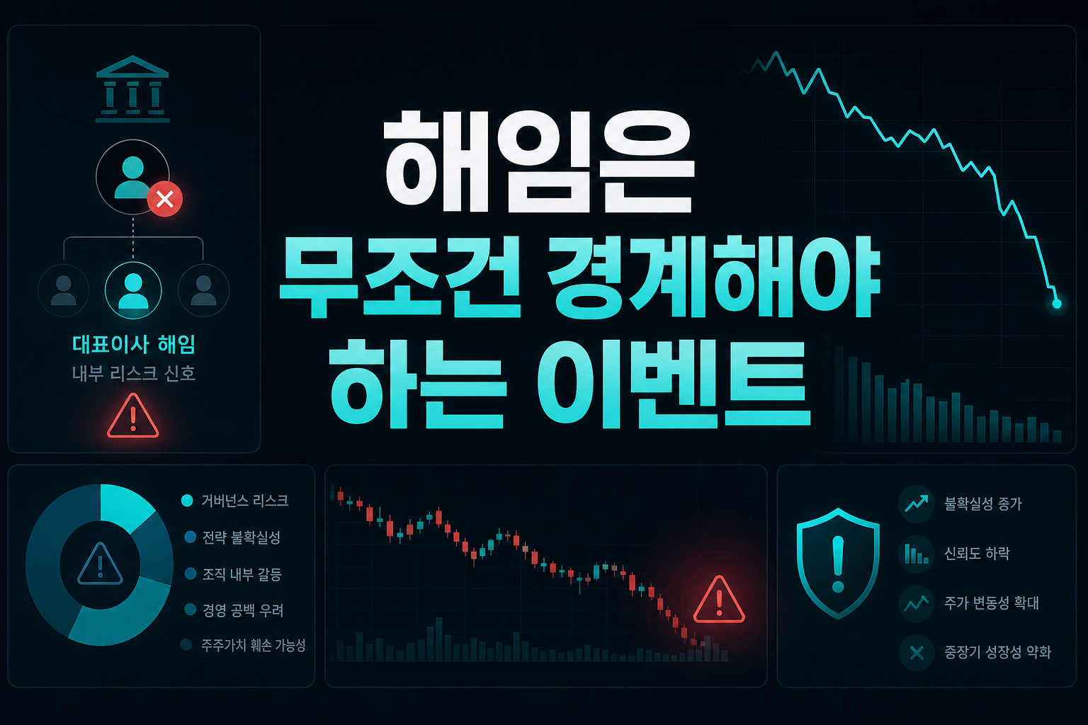 CEO 해임은 무조건 경계해야 하는 이벤트