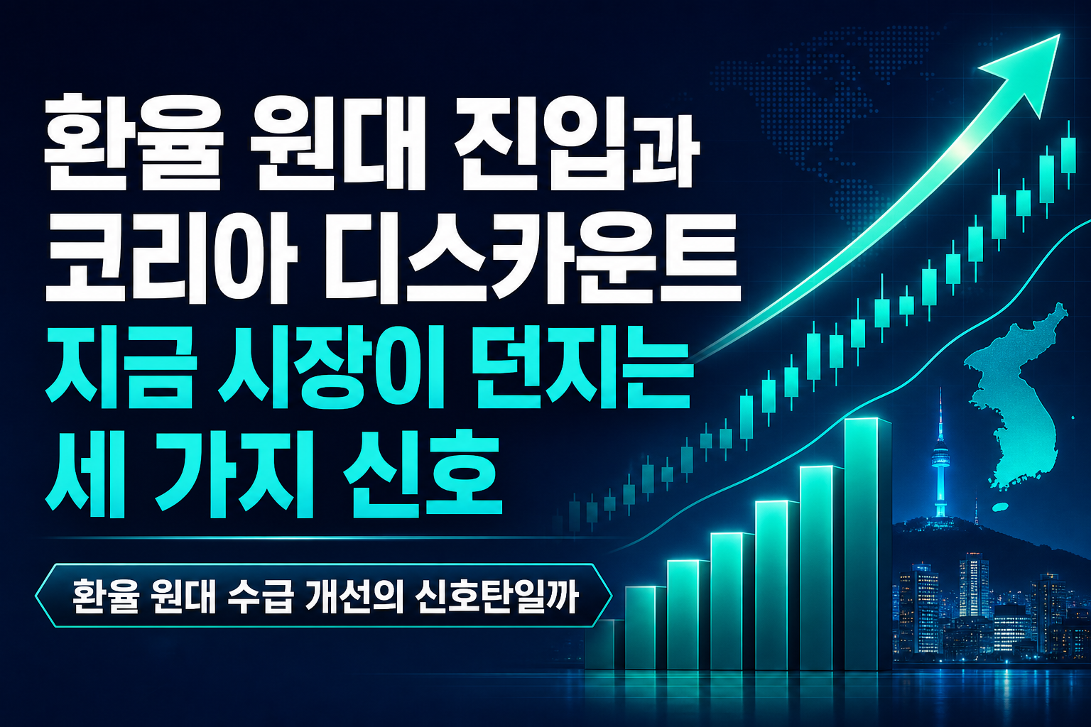 환율 1,300원대 진입과 코리아 디스카운트, 지금 시장이 던지는 세 가지 신호