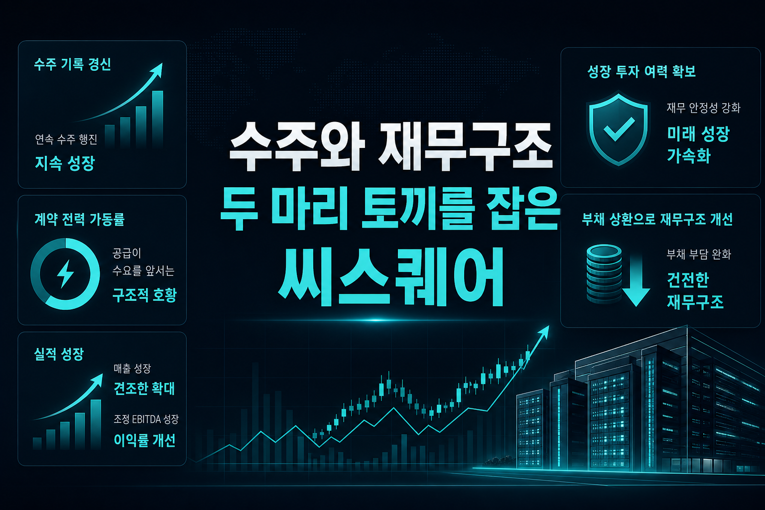 수주와 재무구조, 두 마리 토끼를 잡은 씨스퀘어
