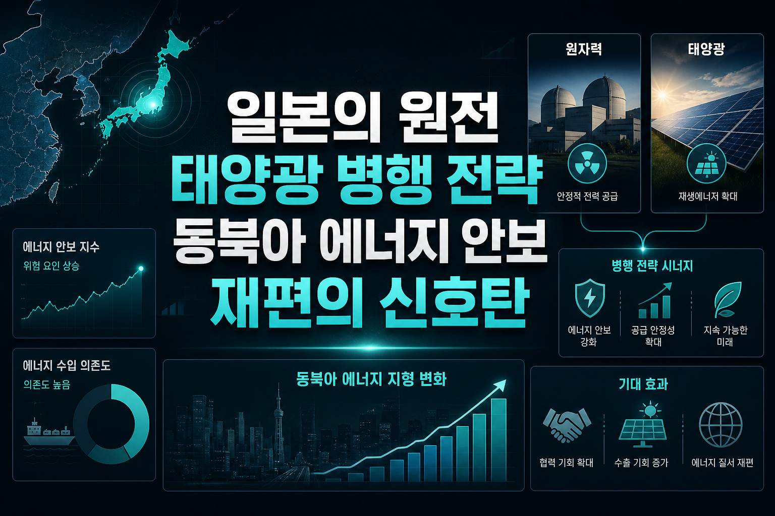 일본의 원전·태양광 병행 전략, 동북아 에너지 안보 재편의 신호탄