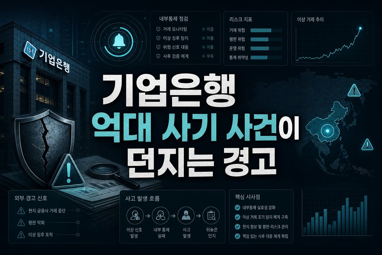 기업은행 800억대 사기 사건이 던지는 경고