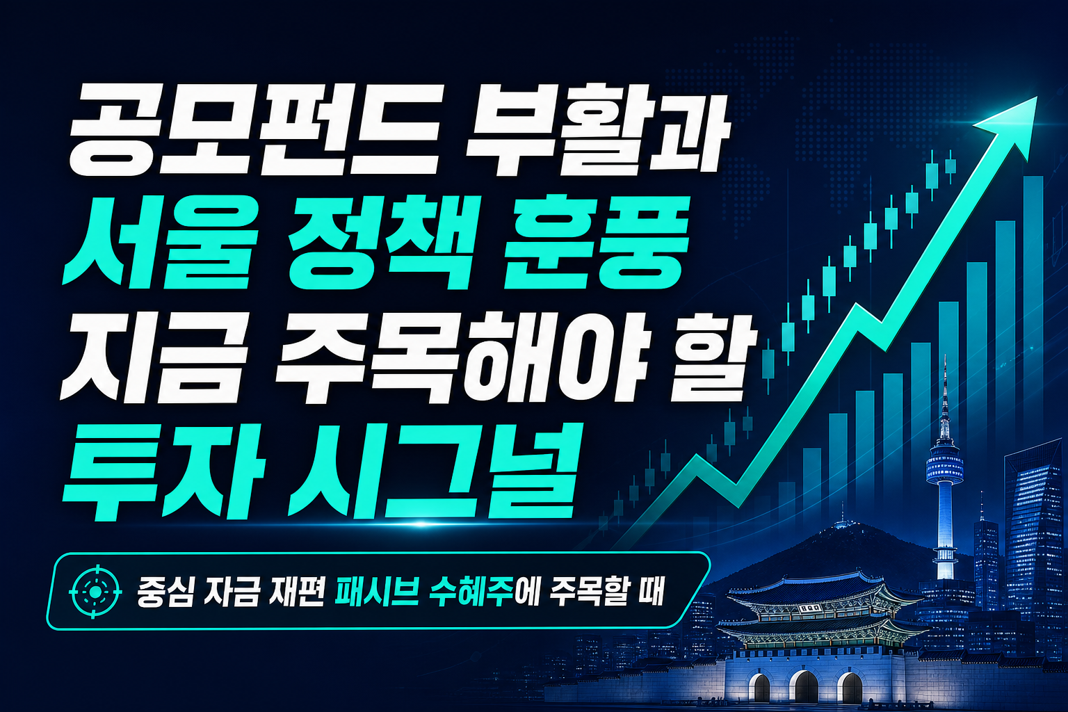 공모펀드 부활과 서울 정책 훈풍, 지금 주목해야 할 투자 시그널