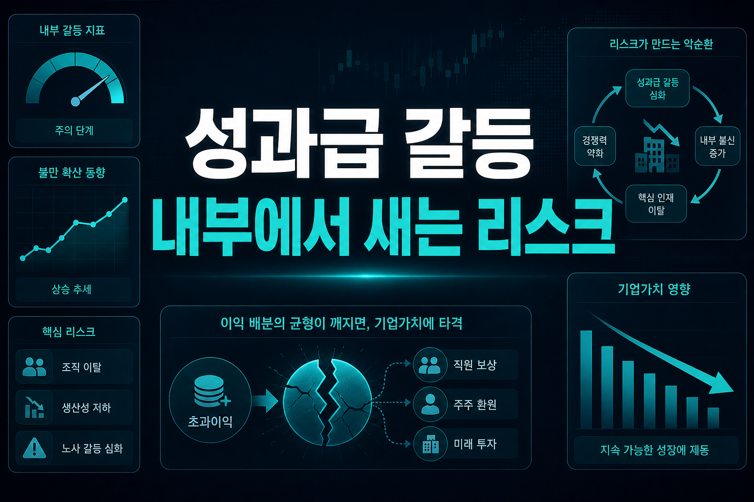 성과급 갈등, 내부에서 새는 리스크