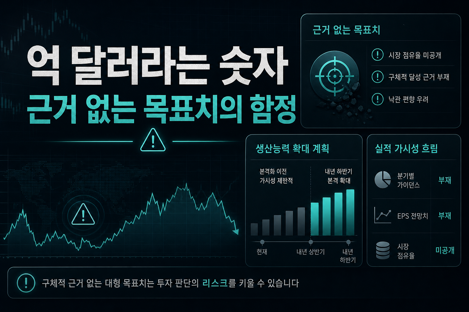 471억 달러라는 숫자, 근거 없는 목표치의 함정