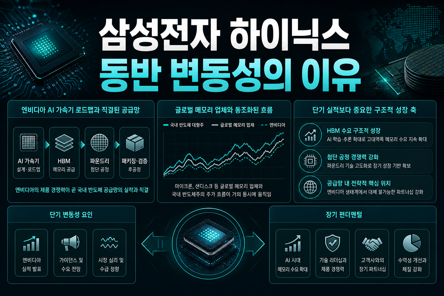 삼성전자·SK하이닉스, 동반 변동성의 이유