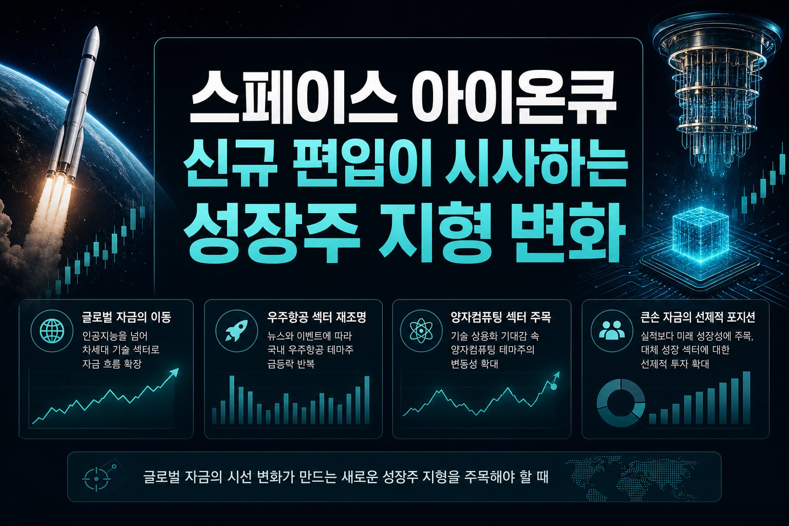 스페이스X·아이온큐 신규 편입이 시사하는 성장주 지형 변화