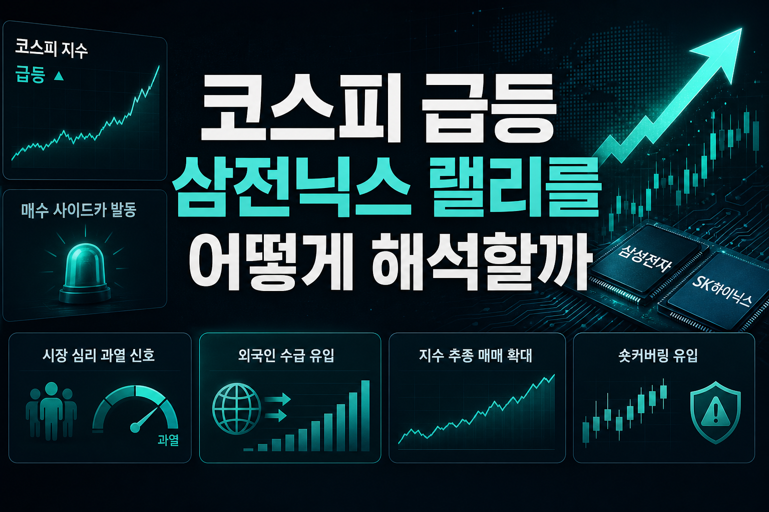 코스피 급등, 삼전닉스 7% 랠리를 어떻게 해석할까