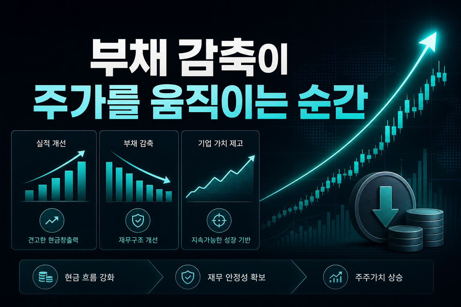 부채 감축이 주가를 움직이는 순간