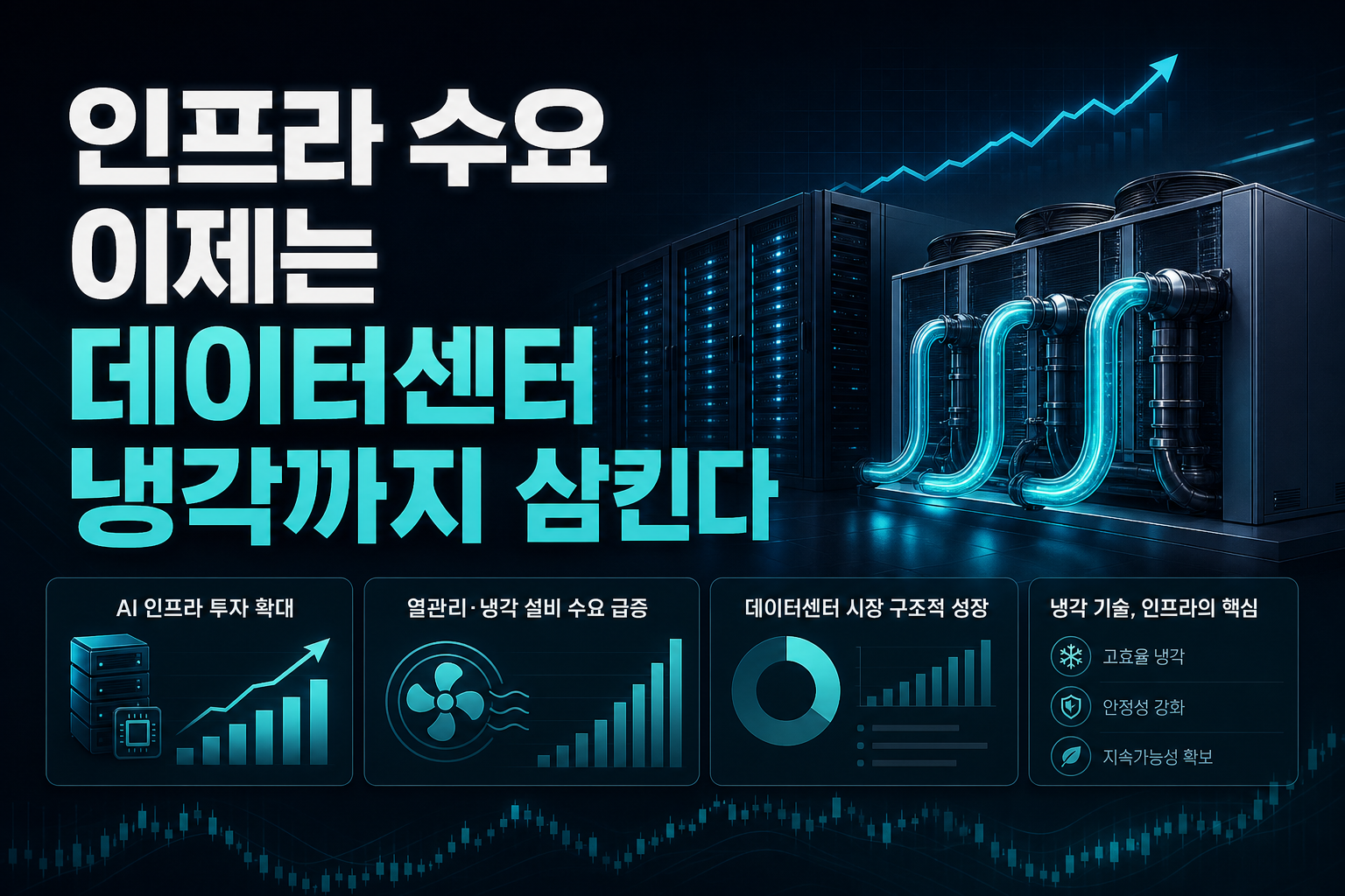 AI 인프라 수요, 이제는 데이터센터 냉각까지 삼킨다