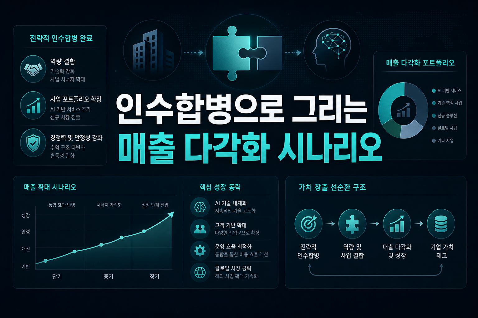 인수합병으로 그리는 AI 매출 다각화 시나리오