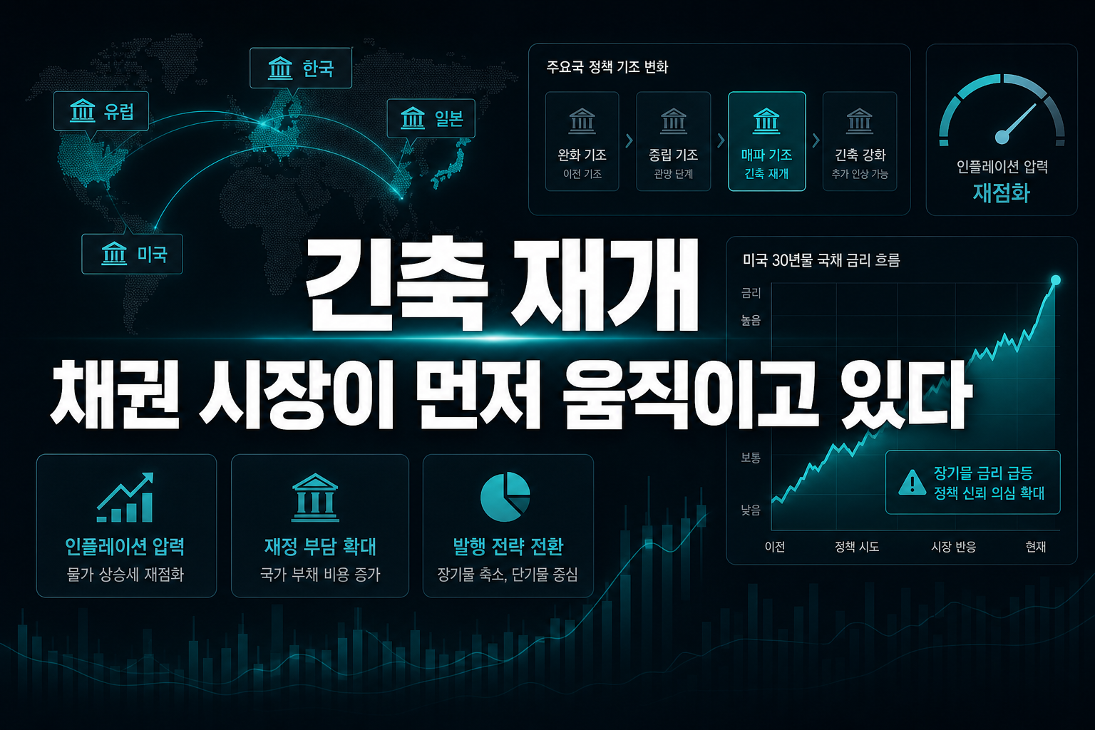 긴축 재개, 채권 시장이 먼저 움직이고 있다