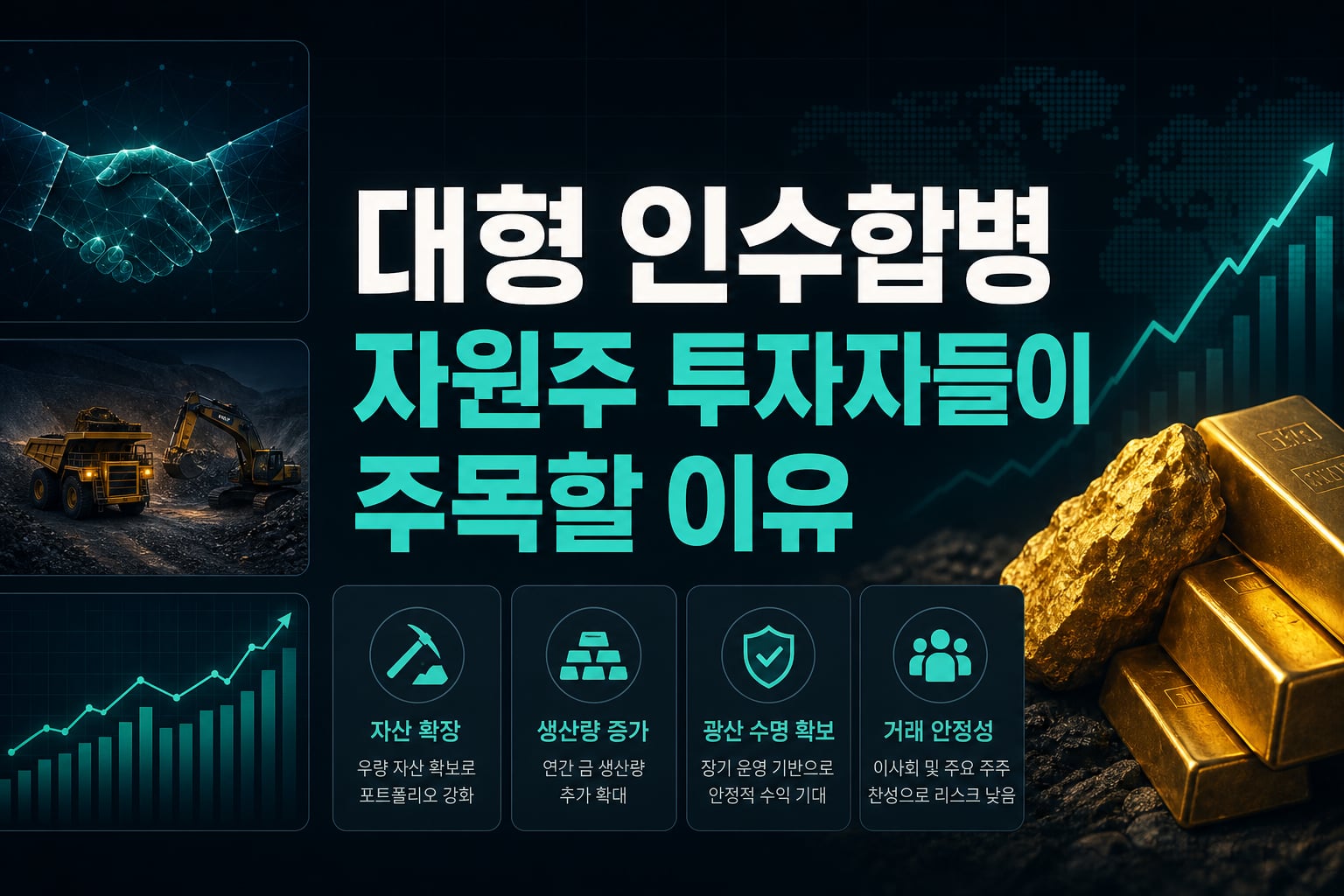 대형 인수합병, 자원주 투자자들이 주목할 이유
