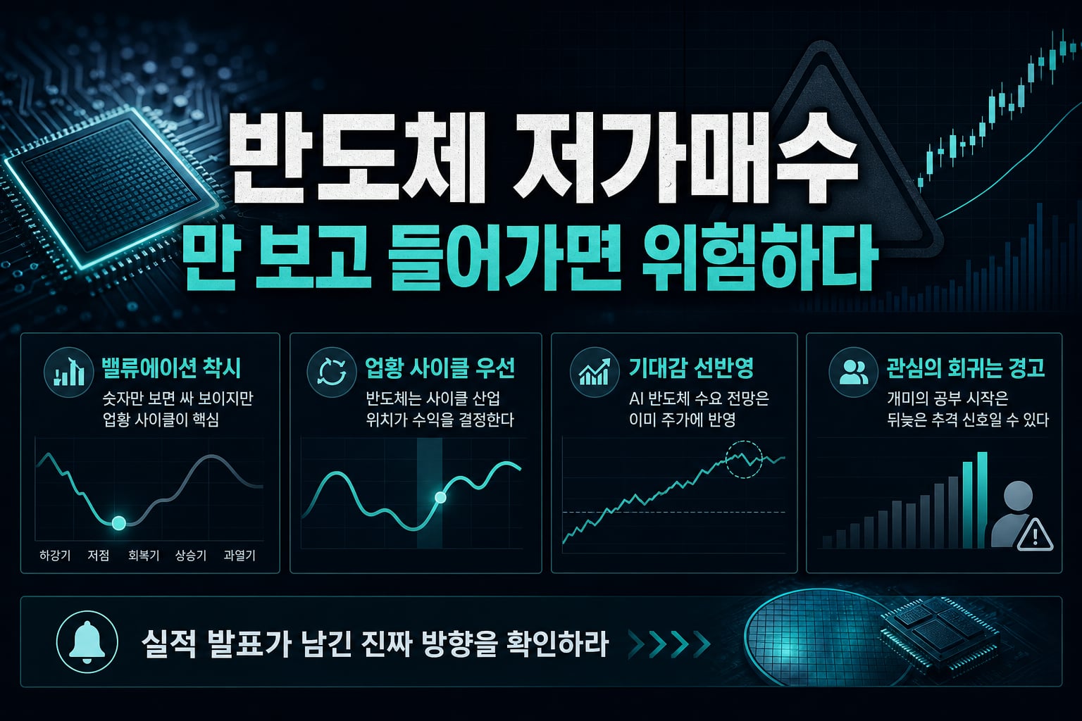 반도체 저가매수, PER만 보고 들어가면 위험하다