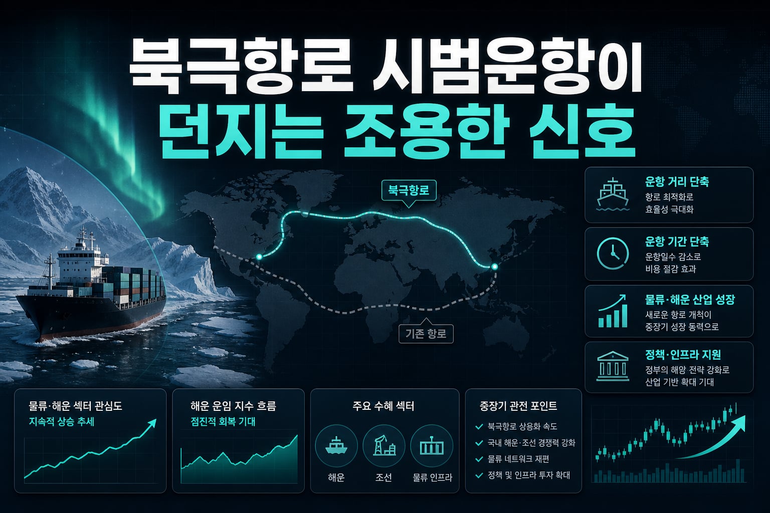 북극항로 시범운항이 던지는 조용한 신호